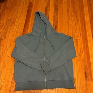 Time and Tru Women’s Zip Up Hoodie - Slate Blue
